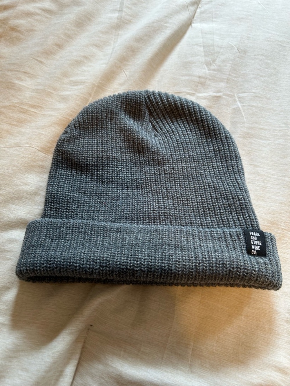 Gray Knit Beanie